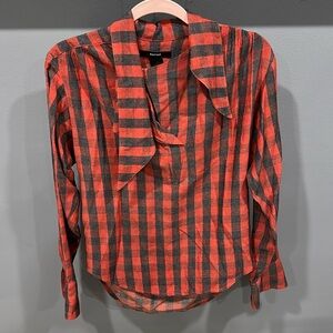 Smythe plaid shirt.  Size XS.